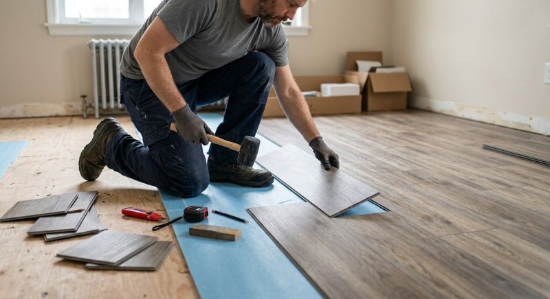 Linoleum Floor Installation in West Warwick, RI