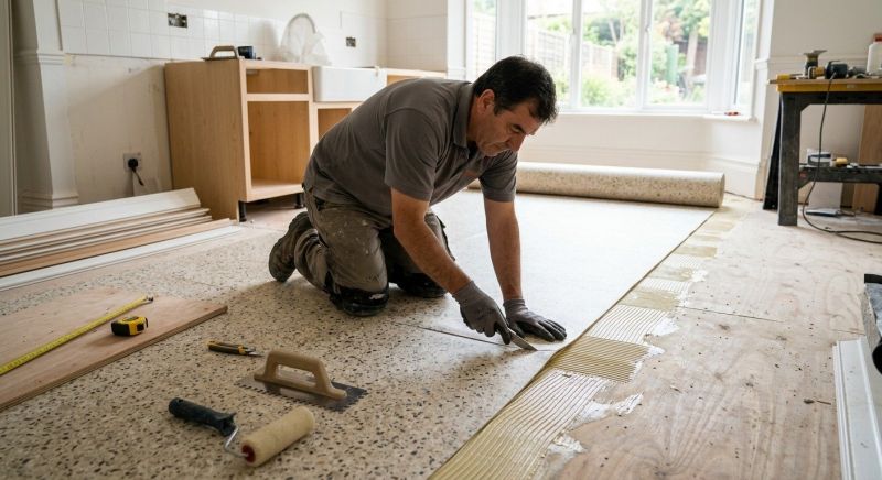 Linoleum Floor Installation in Whitinsville, MA