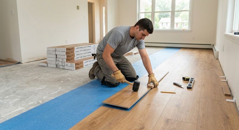 Lvt Flooring Installation in Douglas, MA