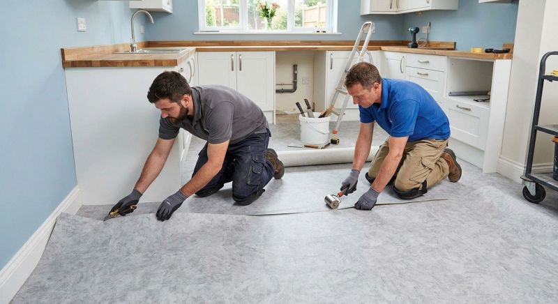 Sheet Linoleum Installation in Johnston, RI