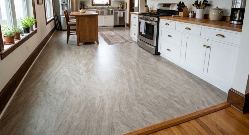 Sheet Linoleum Installation in Sutton, MA