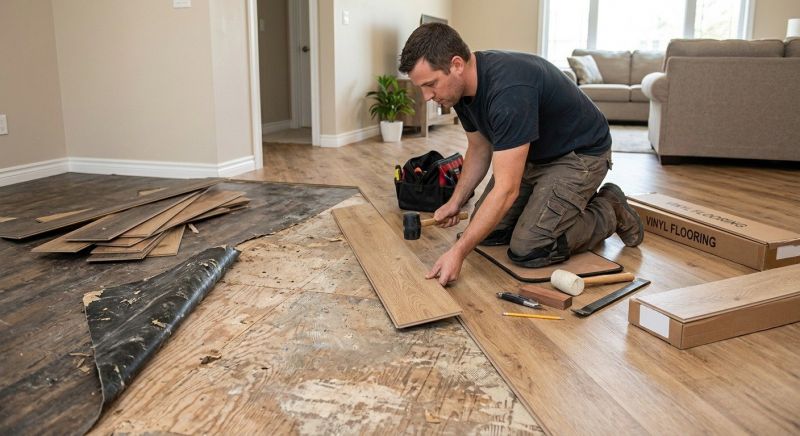 Vinyl Flooring Installation in Bristol County, MA