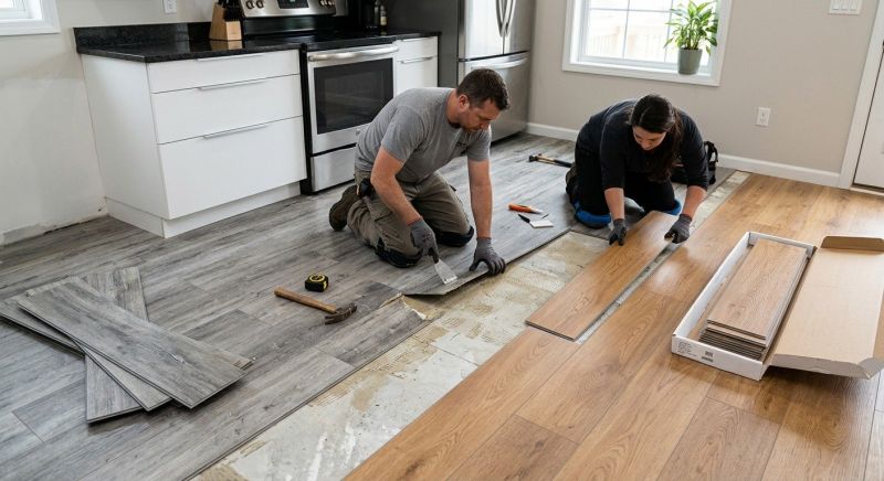 Vinyl Tile Replacement in Johnston, RI